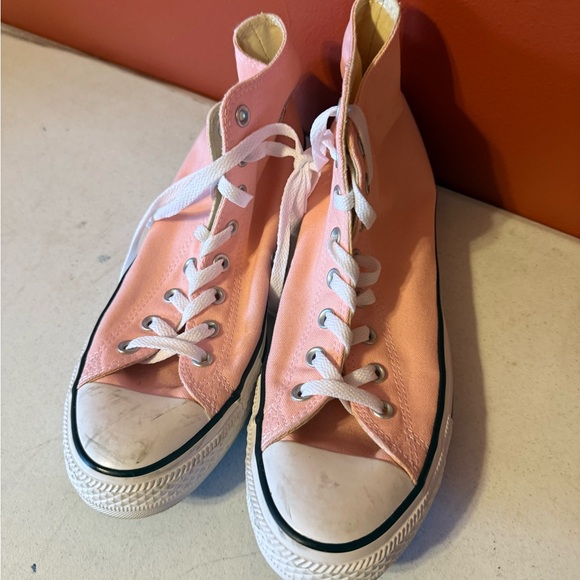 Converse Pink High-Top Sneakers - Picture 2 of 4